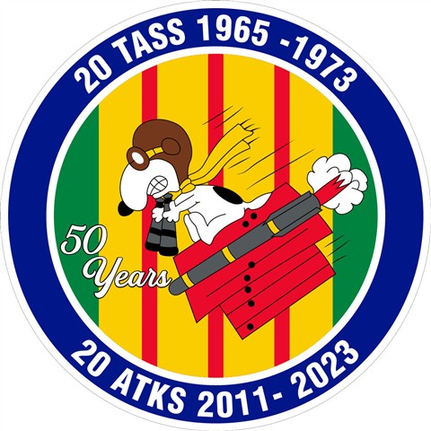 Artwork thumbnail for 20th Attack Squadron - Snoopy 50yrs
