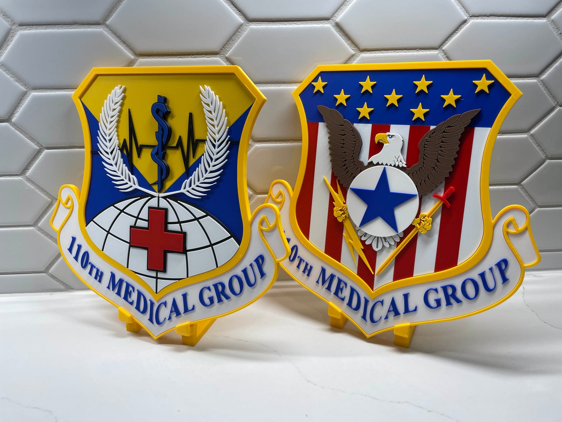 Real print photo for 110th Medical Group - Red Cross