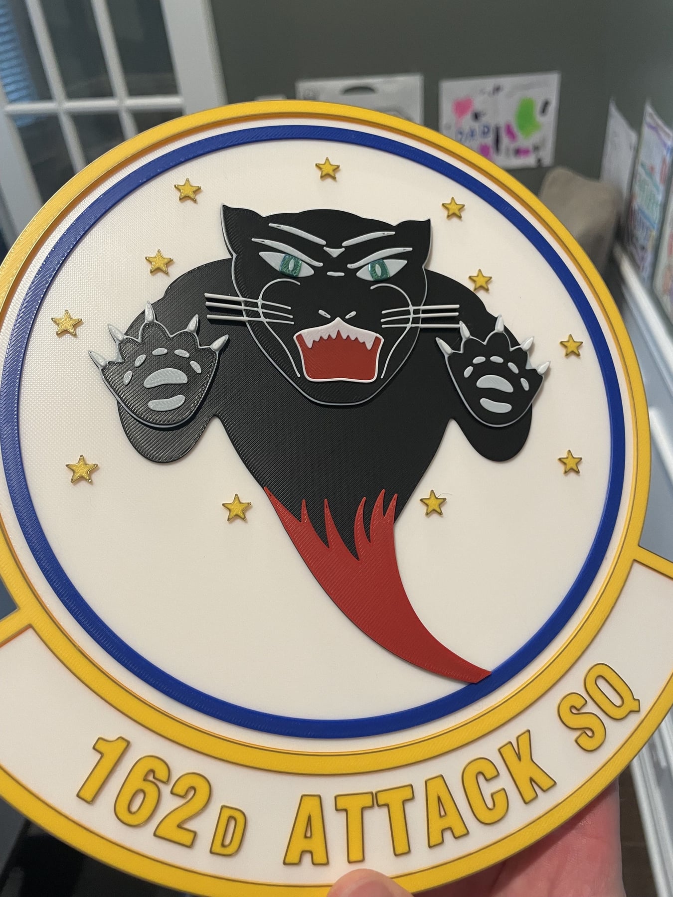 Real print photo for 162d Attack Squadron - Saber