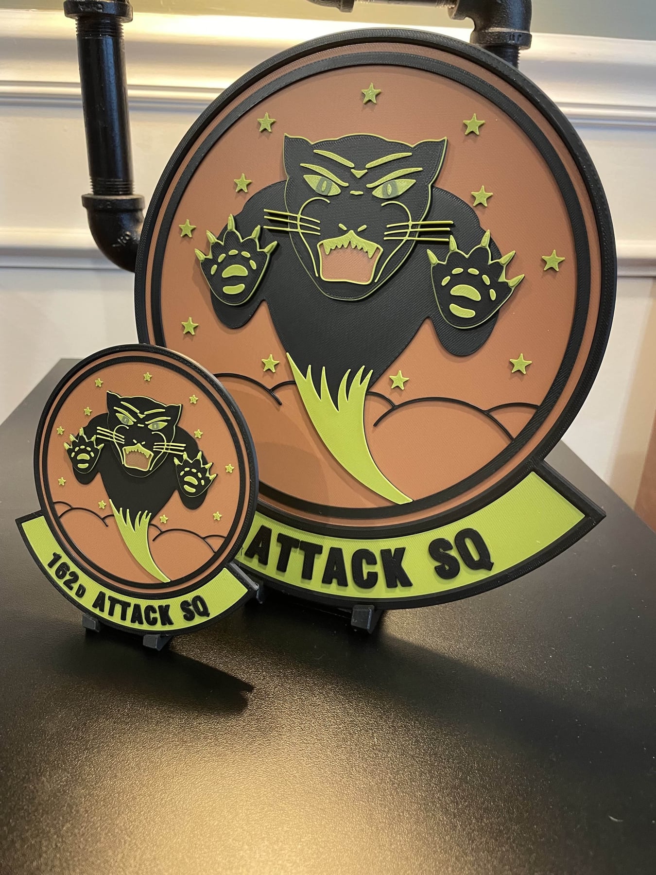 Real print photo for 162d Attack Squadron - Saber