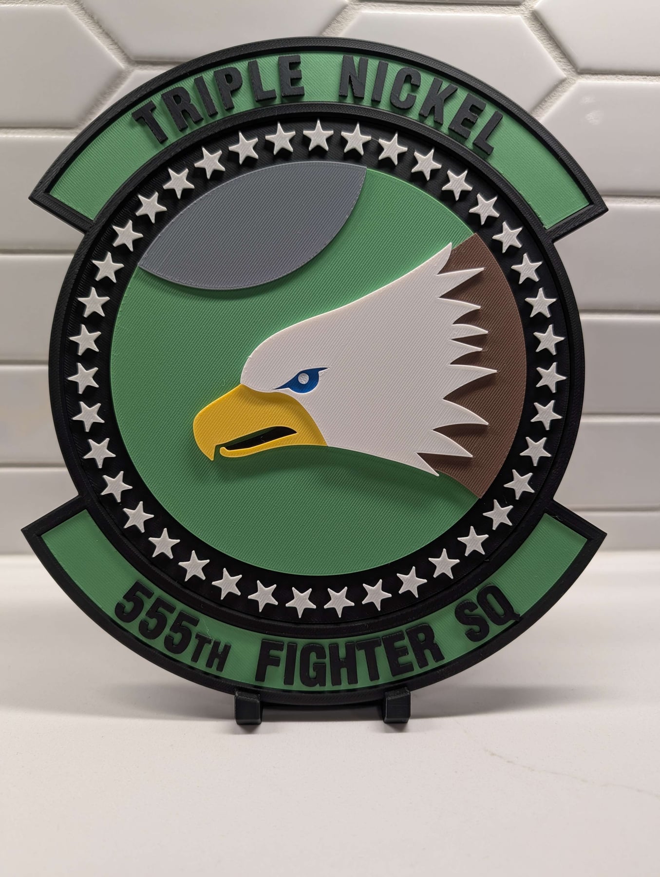 Real print photo for 555th Fighter Squadron